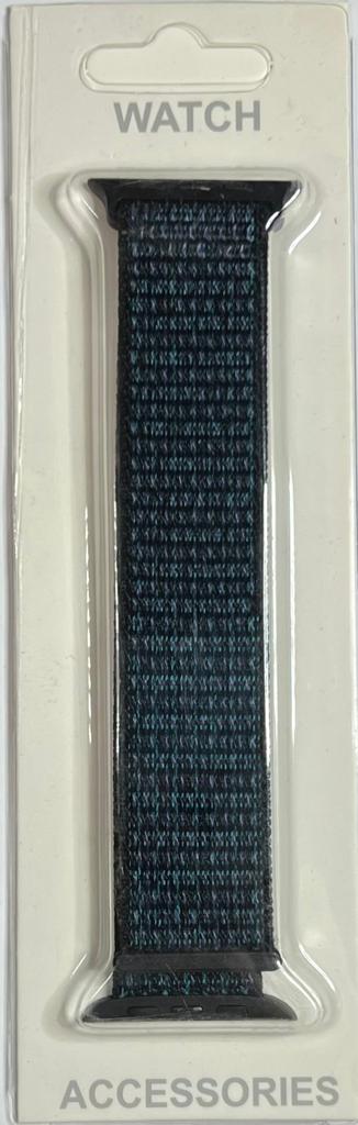 Curea textila ceas Dark Blue 42-44 mm